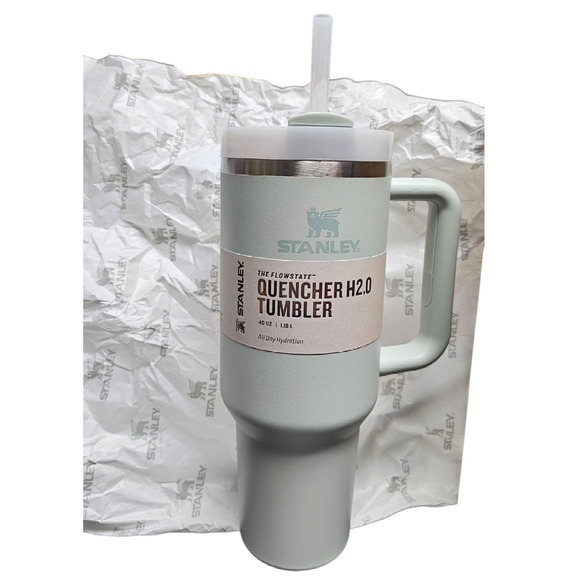 Stanley The Flowstate Quencher H2.0 Tumbler 40 oz in Mist New in Box - Picture 14 of 14